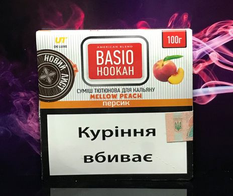 Тютюн BASIO Mellow peach (Персик), 100 г