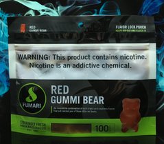 Табак Fumari Red Gummi Bear (Красные Мишки Гамми), 100 г