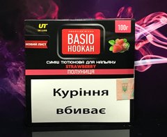 Тютюн BASIO Strawberry (Полуниця), 100 г